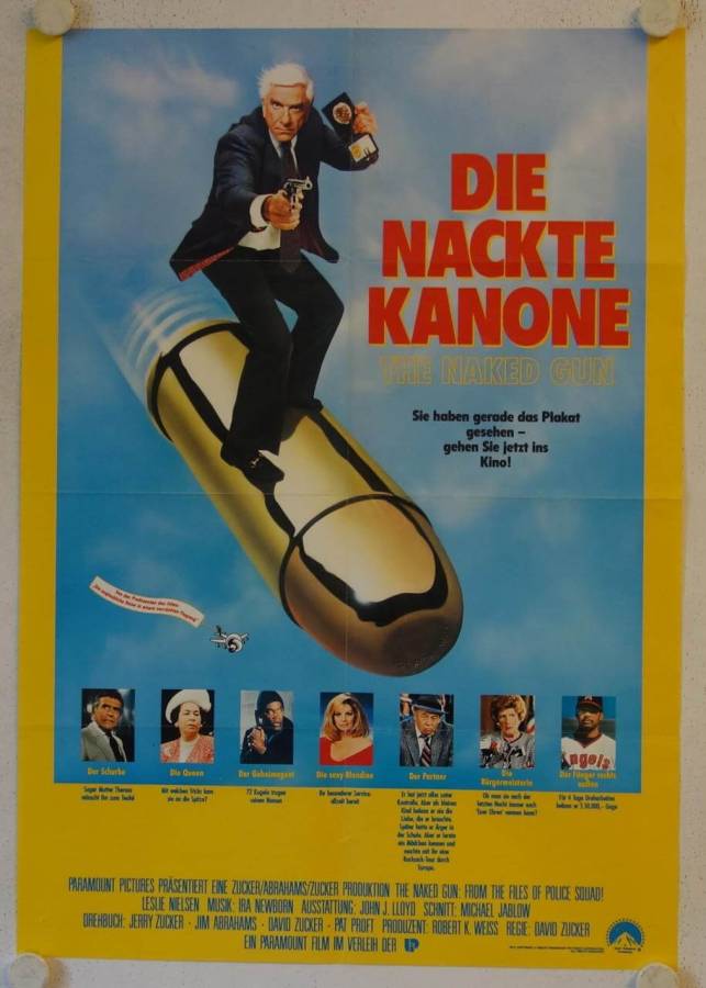 The Naked Gun original release german movie poster